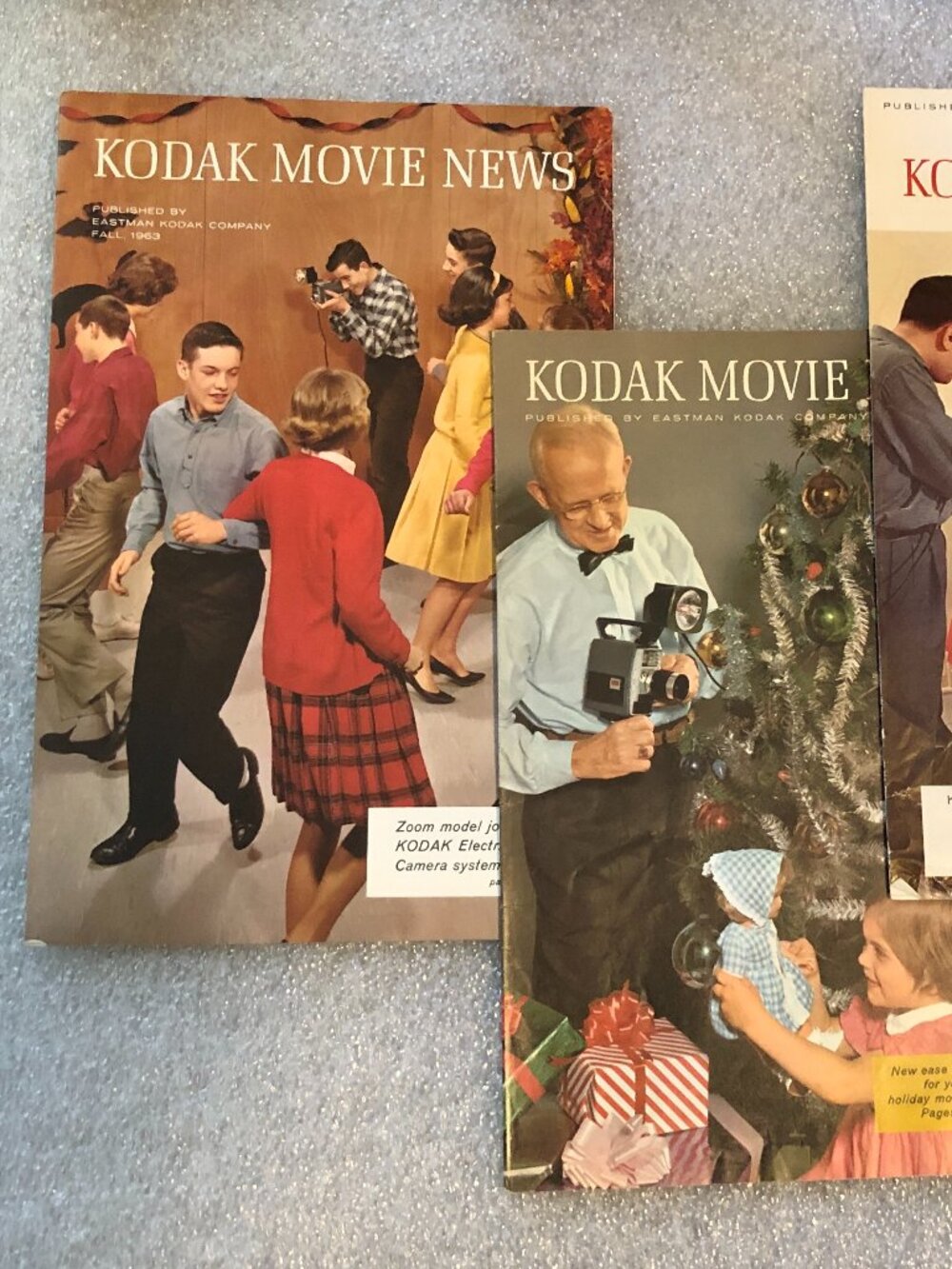 Vintage Lot of 33 Kodak Movie News Booklets from 1953-1964 + Bonus items